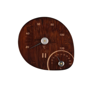 Termometru si Higrometru din Bambus pentru Sauna