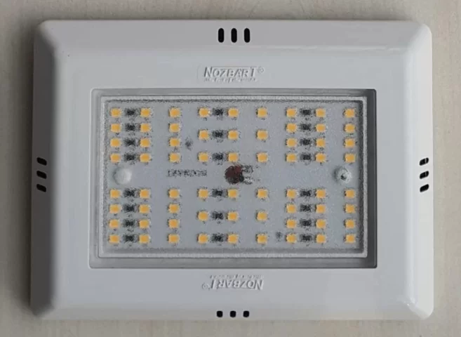 Led mic Alb - dreptunghiular pentru piscina beton 18 W