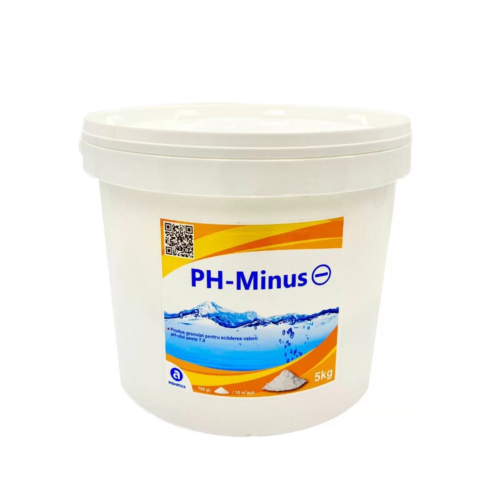 Conține: Sulfat acid de sodiu. Produs Granulat. Cantitate: 5 kg.