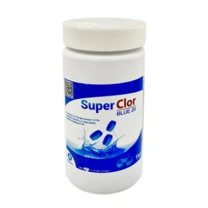 Dezinfectant pe baza de Clor pentru Piscine, SuperClor Blue 20 Tab 20 Gr.
